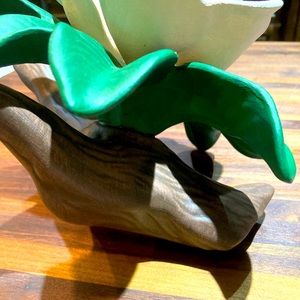 A Magnolia Leaf On A Branch